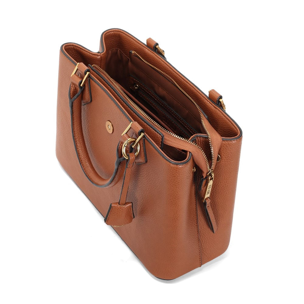 Bolsa Média Santa Lolla Tote Caramelo Alça Tranversal