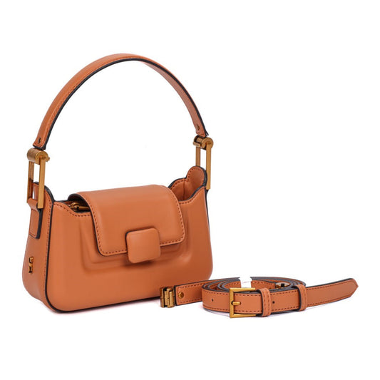 Bolsa Pequena Santa Lolla Caramelo Alça Dupla