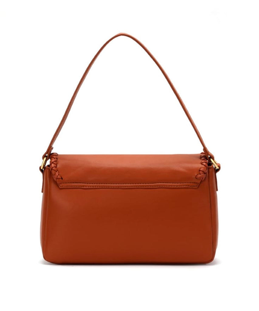 Bolsa Pequena Santa Lolla Caramelo Tramada