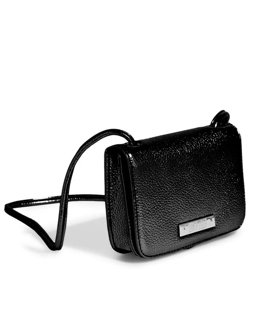 Bolsa Pequena Santa Lolla Preta Transversal