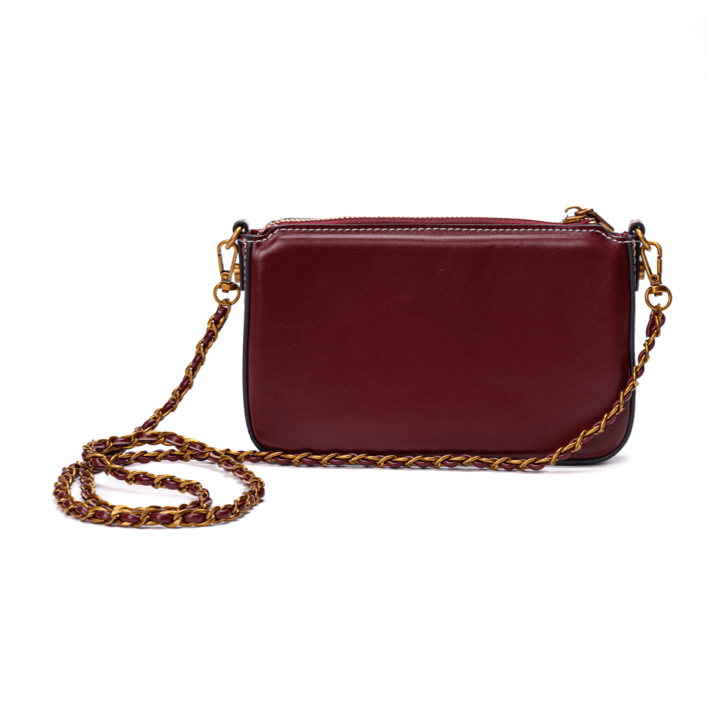 Bolsa Pequena Santa Lolla Vinho Alça Transversal