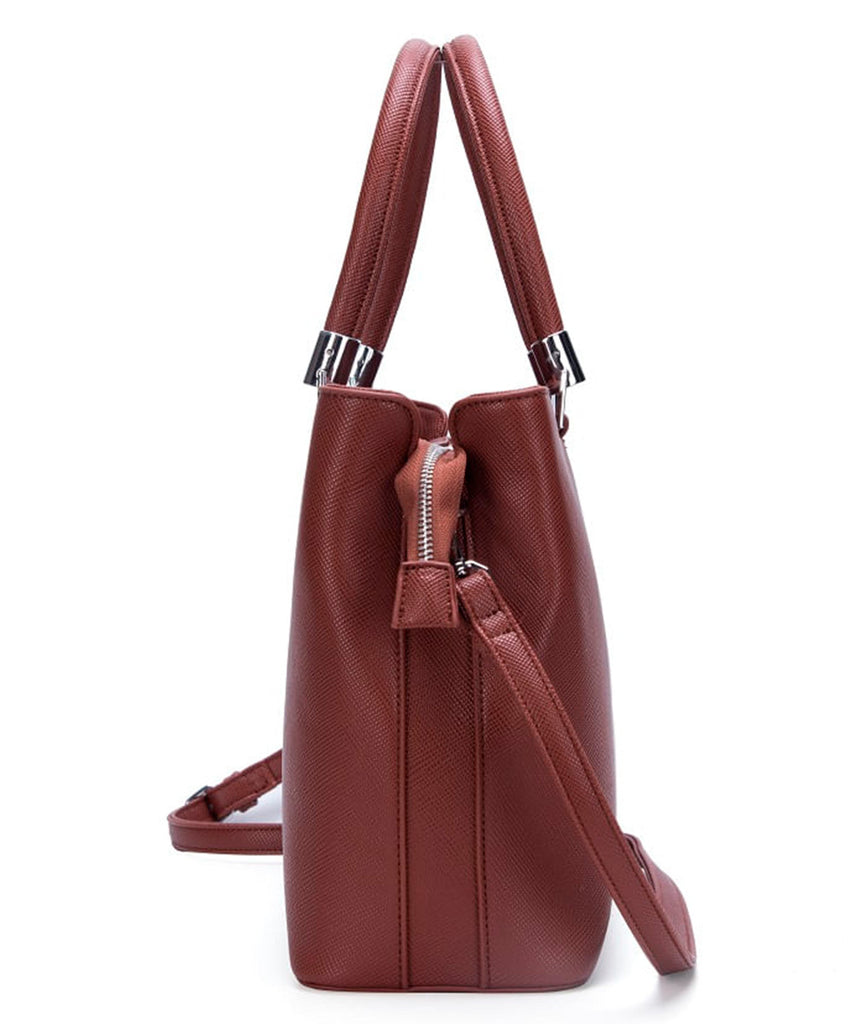 Bolsa Quadrada Santa Lolla Marrom Alça Tiracolo