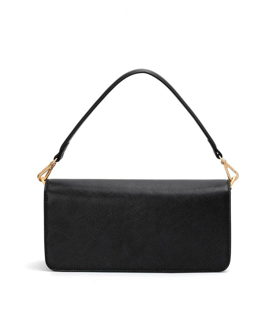 Bolsa Risco Santa Lolla Preta Alça Transversal