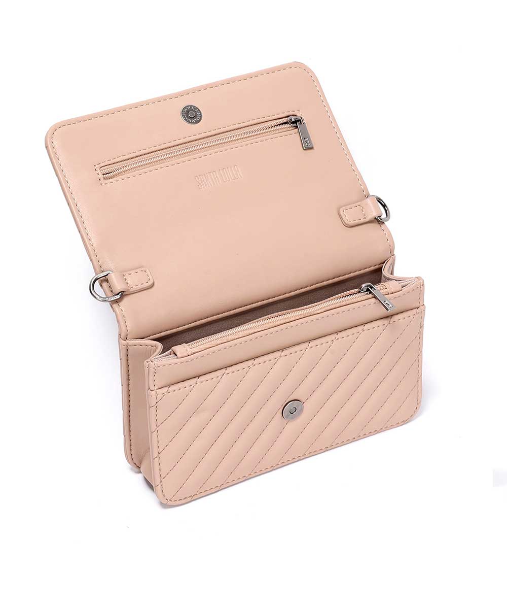 Bolsa Santa Lolla Areia Matelassê Correntes