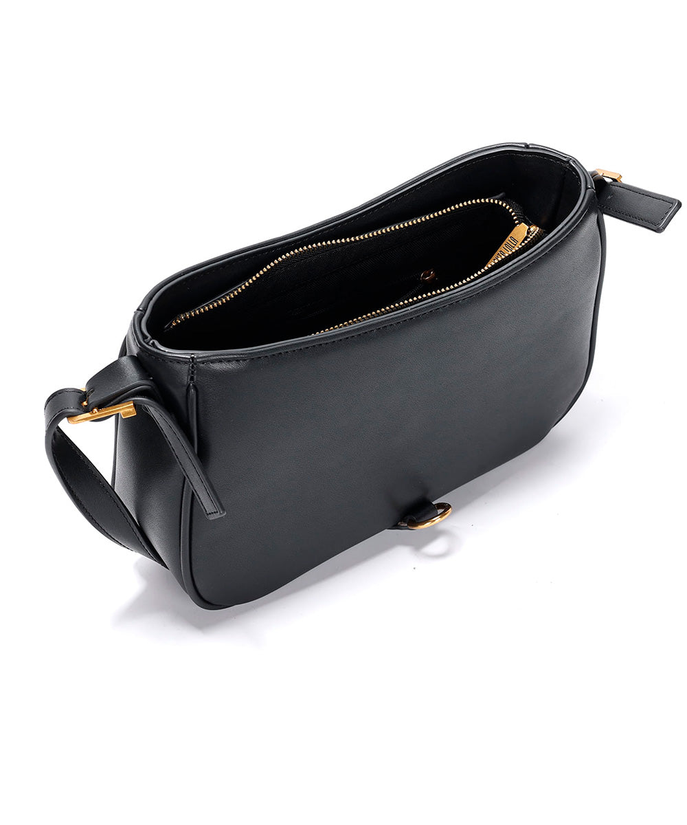 Bolsa Santa Lolla Baguete Tiracolo Preta