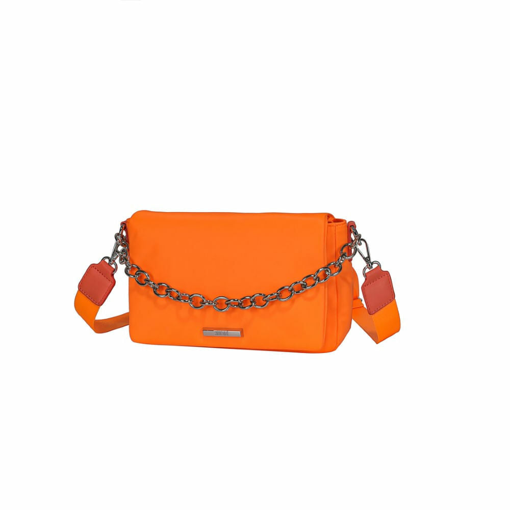 Bolsa Santa Lolla Hot Peach Nylon Tiracolo