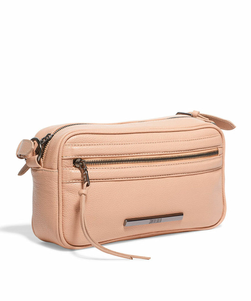 Bolsa Santa Lolla Nude Couro Floater Alça Transversal
