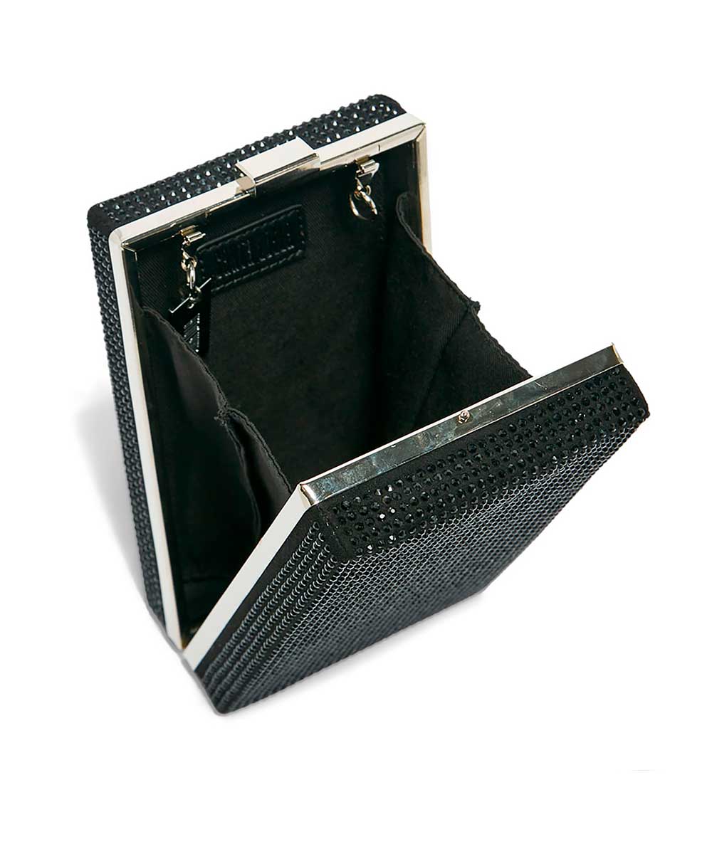 Bolsa Santa Lolla Preto Cristal Brilho