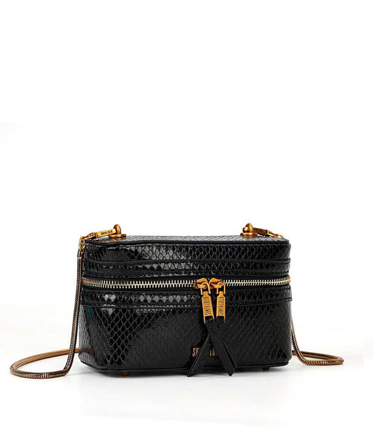 Bolsa Santa Lolla Preto Metalizado Transversal