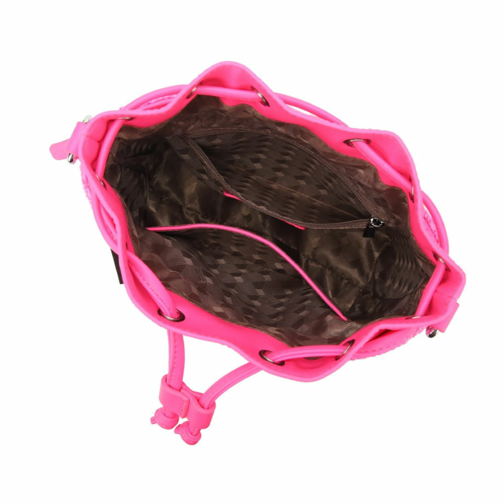 Bolsa Santa Lolla Rosa Neon Palha