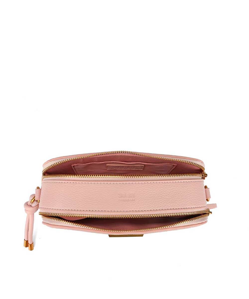 Bolsa Santa Lolla Transversal Pequena Rosa