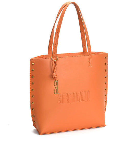 Bolsa Shopper Maxi Santa Lolla Marrom Cognac
