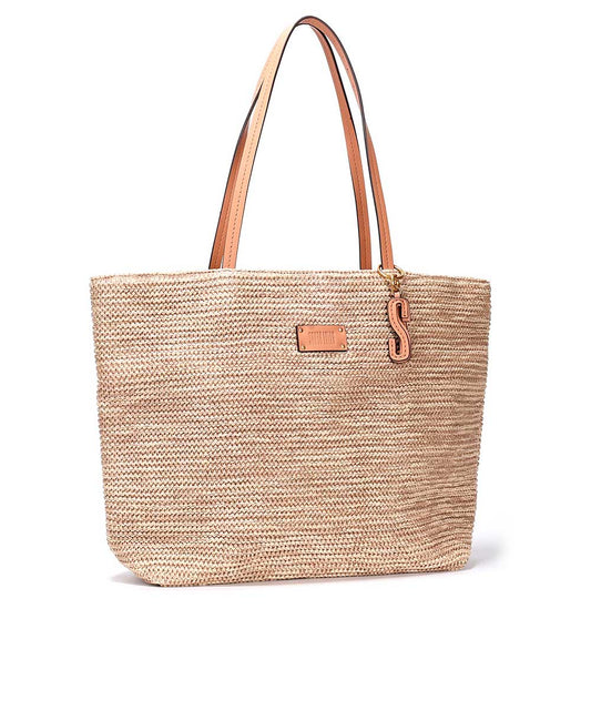 Bolsa Shopper Santa Lolla Areia Tramado