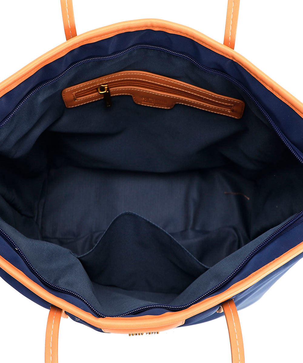 Bolsa Shopper Santa Lolla Azul Nylon