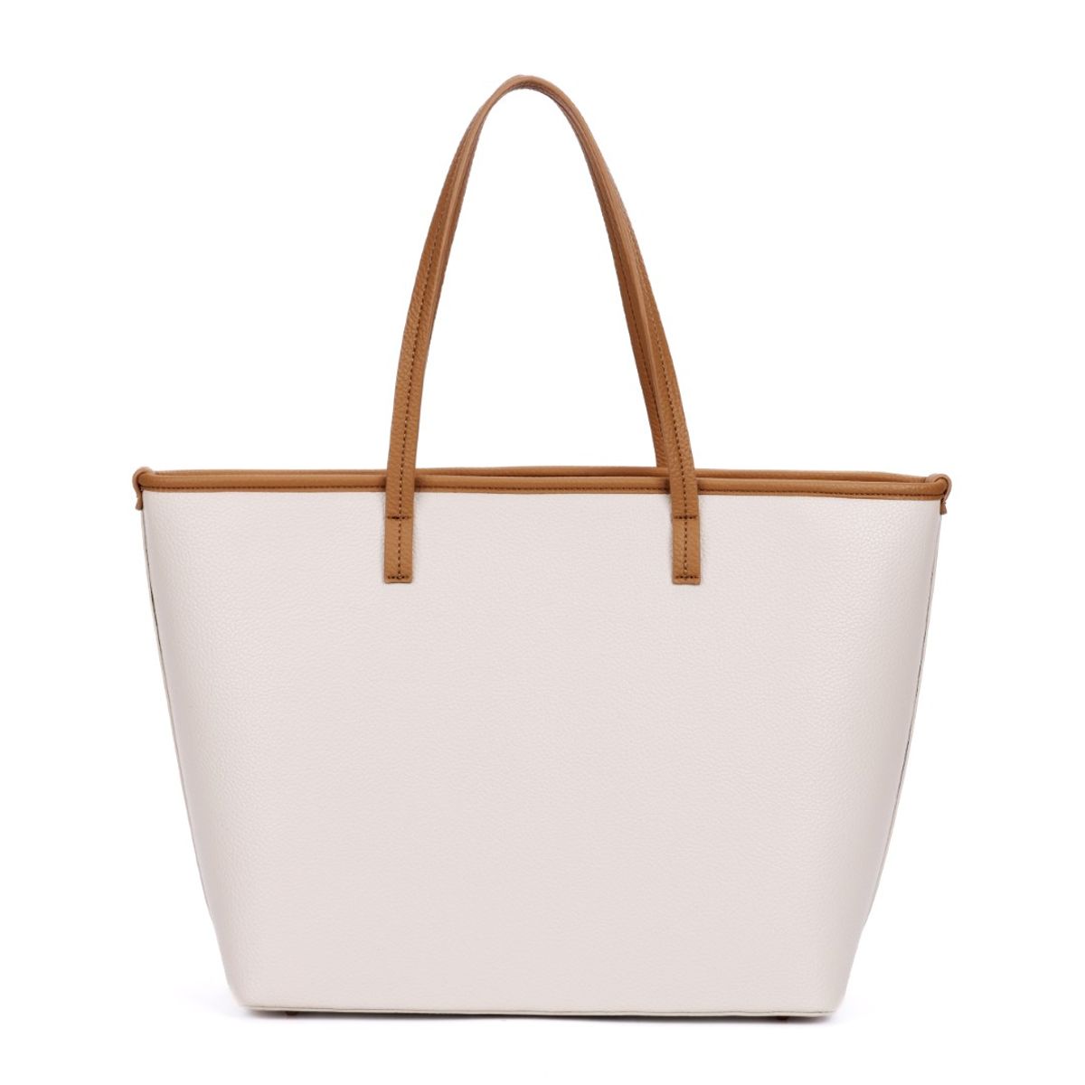 Bolsa Shopper Santa Lolla Off White Alça Caramelo