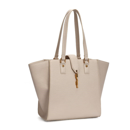 Bolsa Shopper Santa Lolla Off White Alça De Ombro