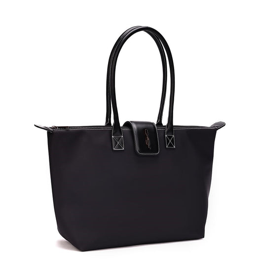 Bolsa Shopper Santa Lolla Preta Alça De Ombro