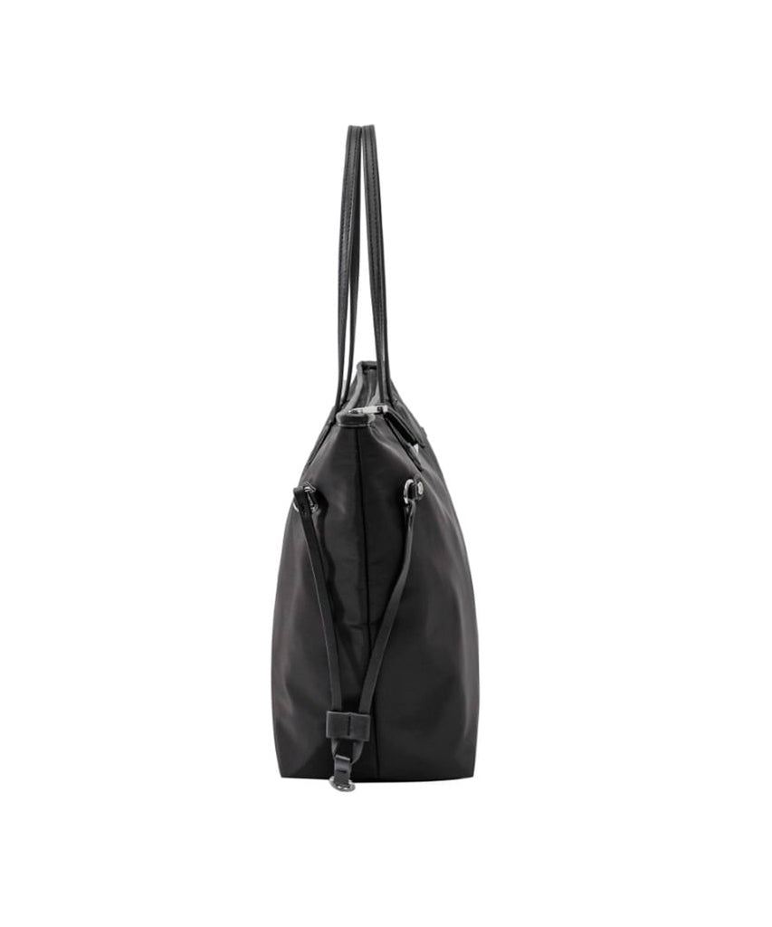 Bolsa Shopper Santa Lolla Preta Nylon Alça Ombro