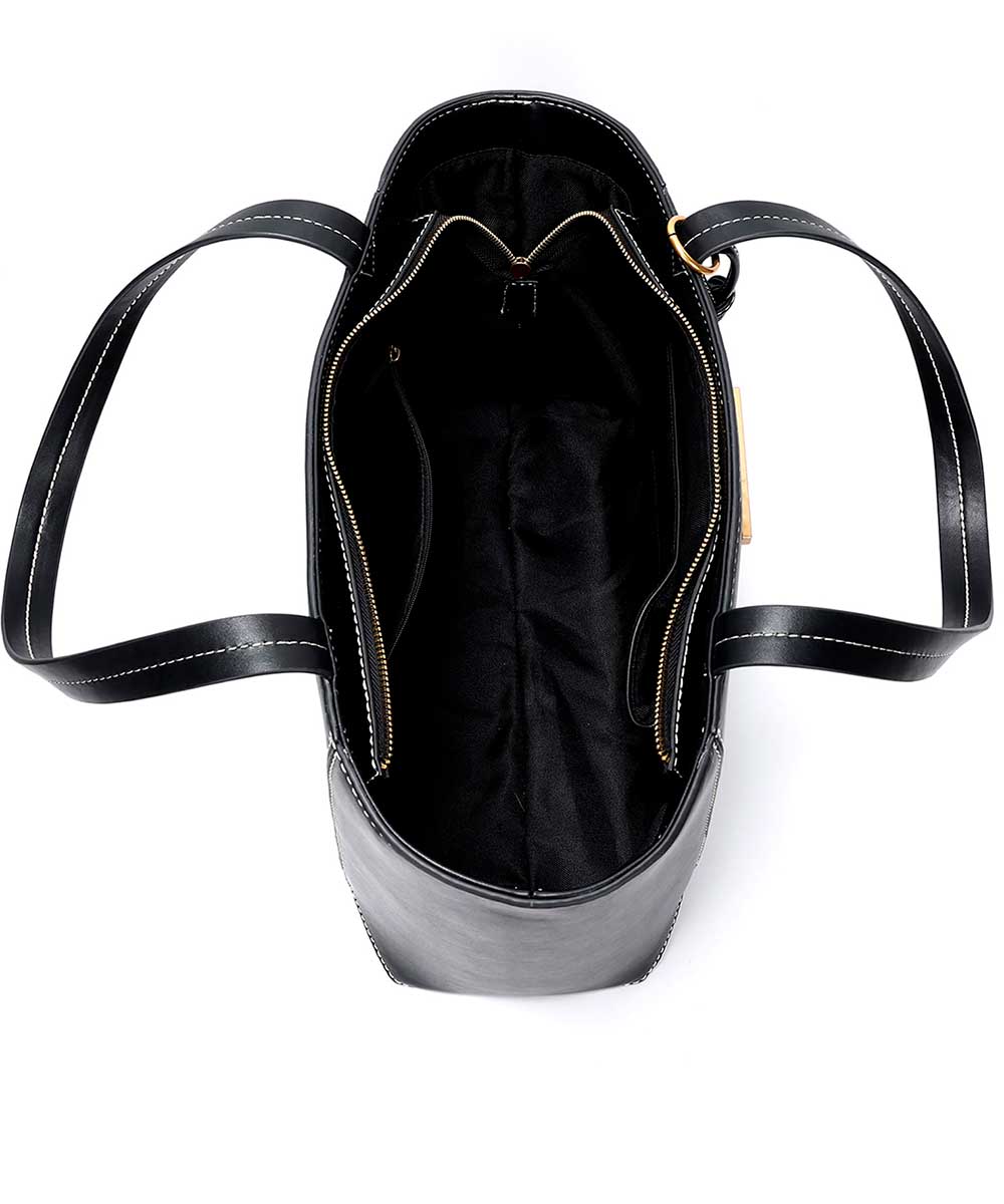 Bolsa Shopper Santa Lolla Preta Universitária