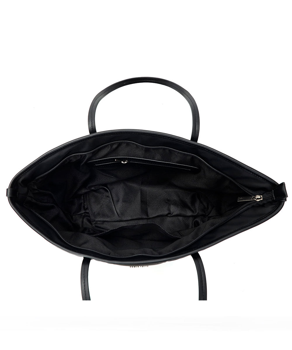 Bolsa Shopper Santa Lolla Preto Nylon