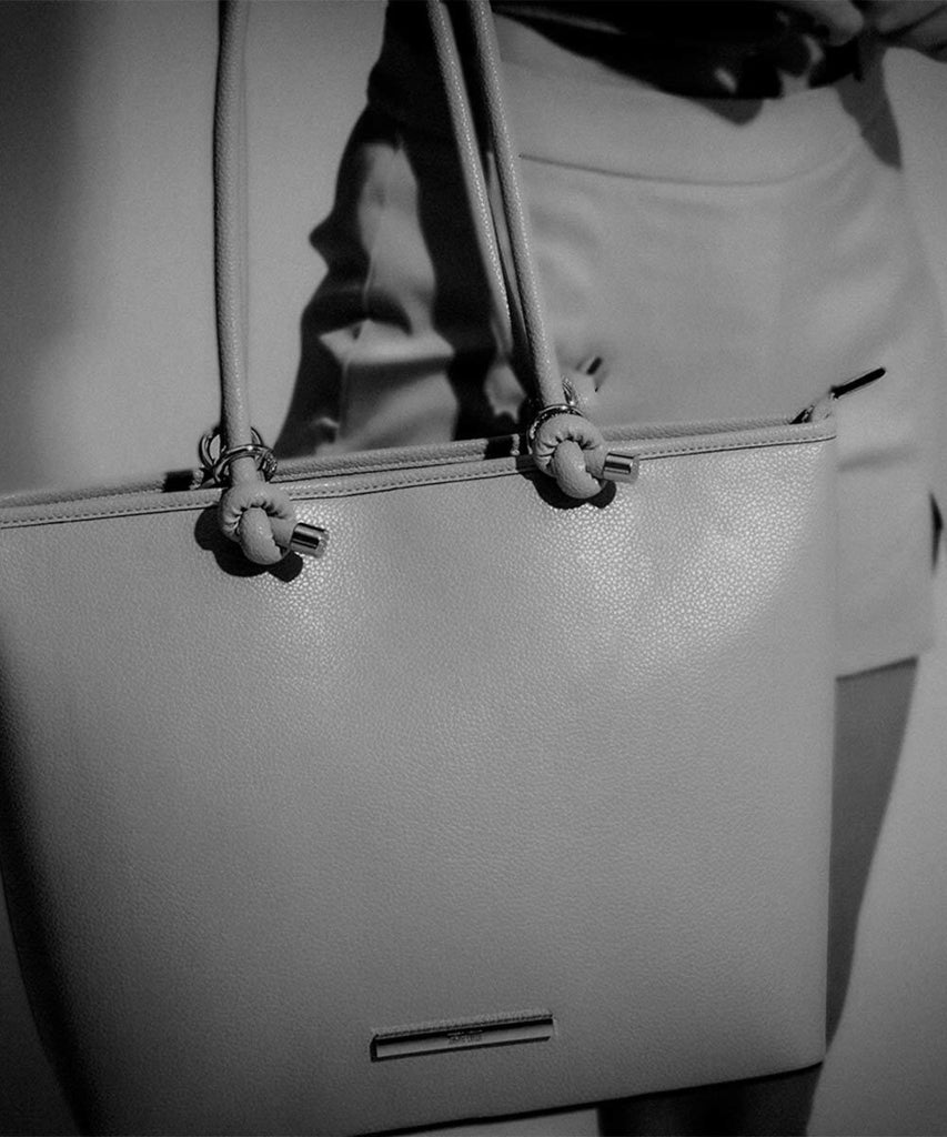 Bolsa Shopper Santa Lolla Rosê Alça Corda