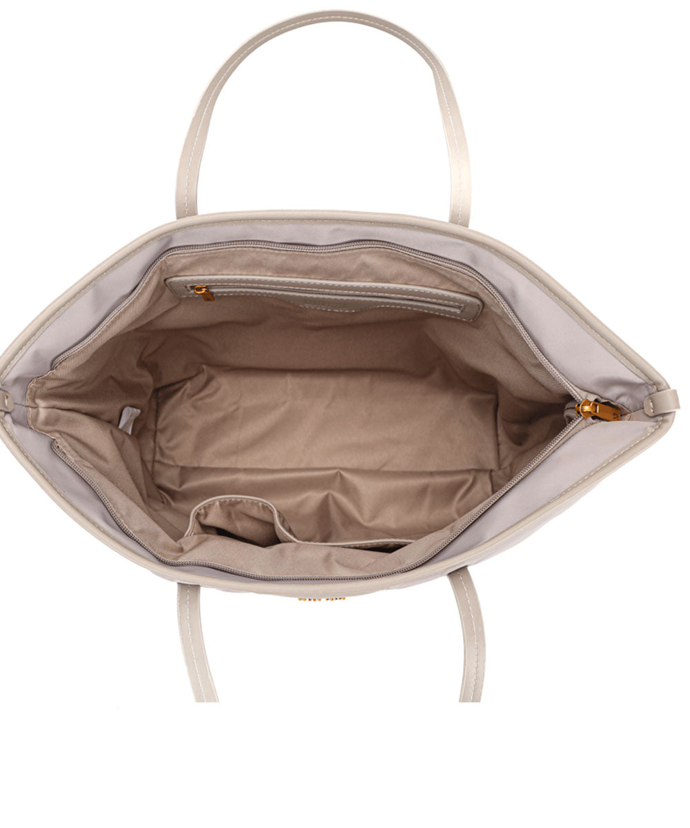 Bolsa Shopper Santa Lolla Universitária Nylon Cinza