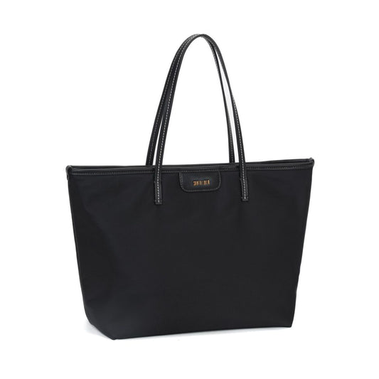 Bolsa Shopper Universitária Santa Lolla Preta Nylon