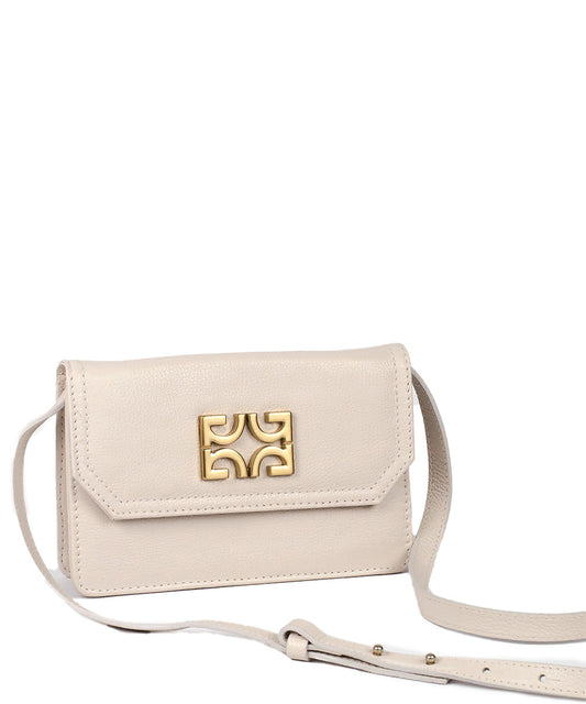 Bolsa Tiracolo Degalls Off White Couro Floater