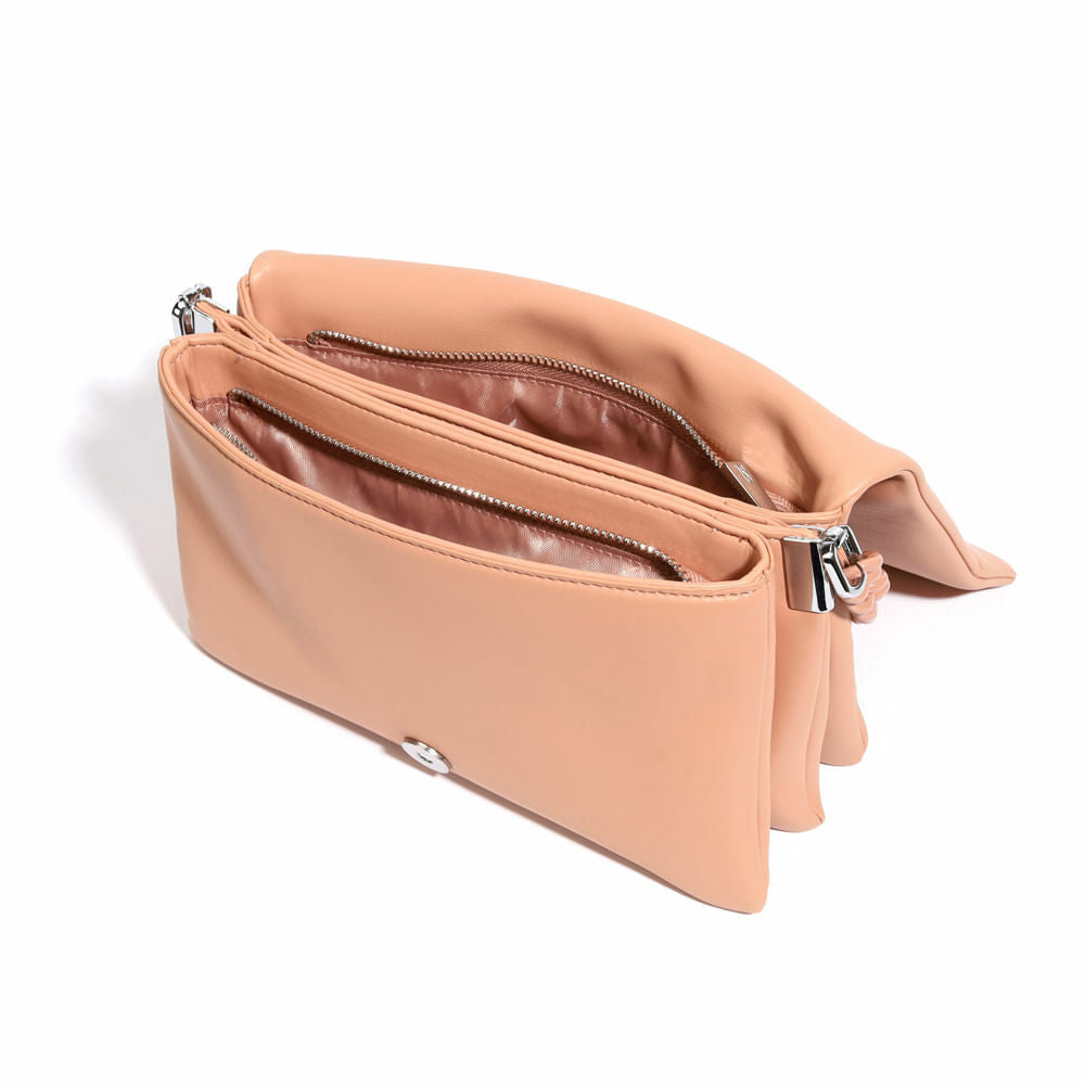 Bolsa Tiracolo Santa Lolla Nude Alça Correntes