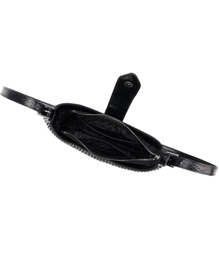 Bolsa Tiracolo Santa Lolla Preta Correntes