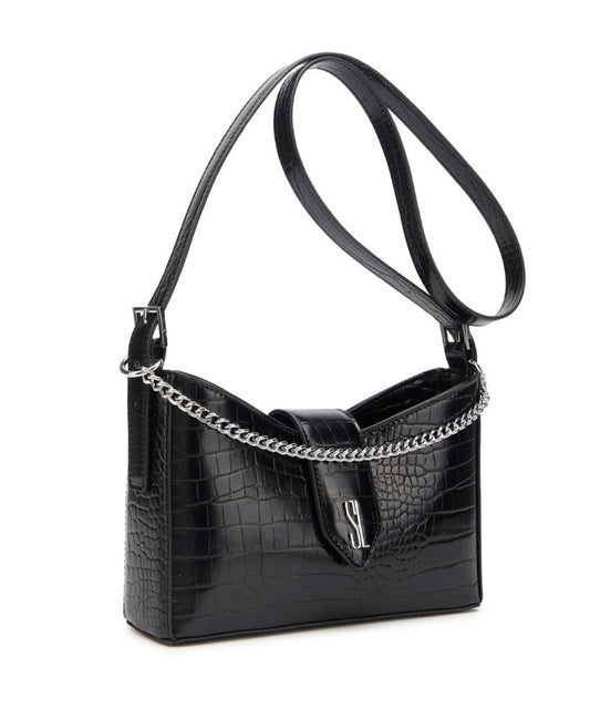 Bolsa Tiracolo Santa Lolla Preta Correntes