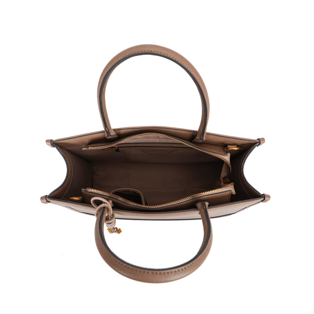 Bolsa Tote Cinza Fog Risco Santa Lolla Duas Alças