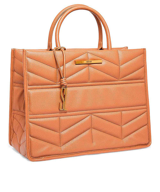 Bolsa Tote Marrom Grande Matelassê