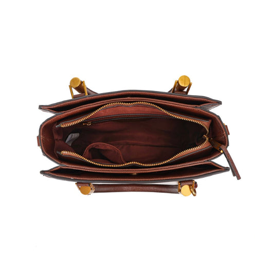 Bolsa Tote Marrom Santa Lolla Duas Alças