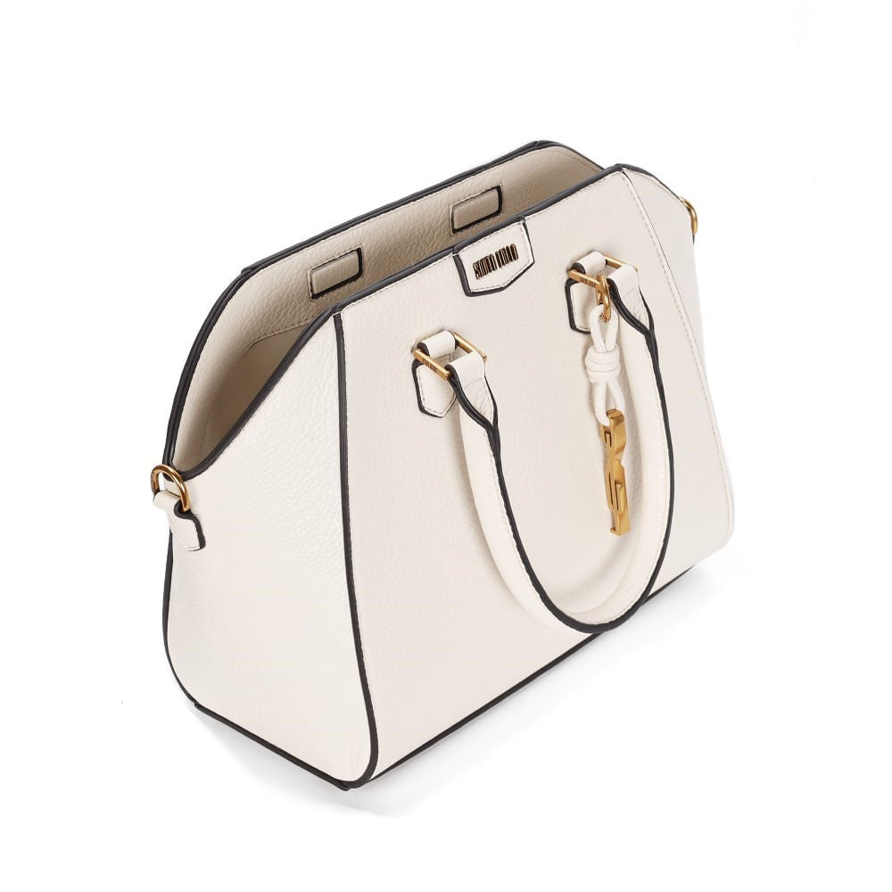 Bolsa Tote Off White Santa Lolla Alça Dupla