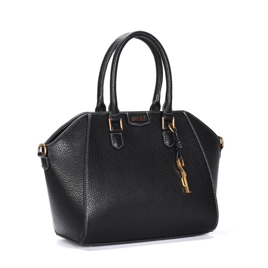 Bolsa Tote Preta Santa Lolla Alça Dupla