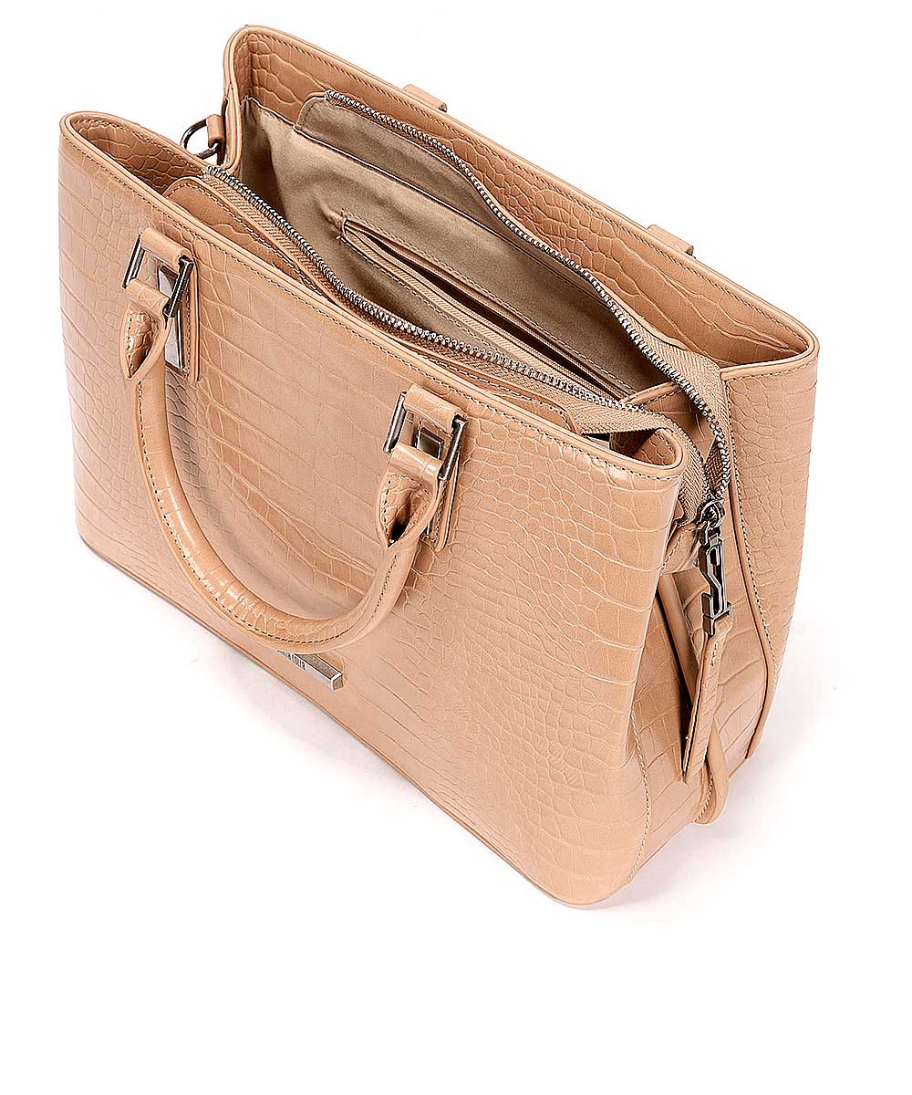 Bolsa Tote Santa Lolla Amêndoa Brilho