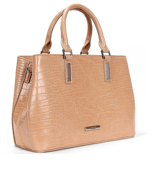 Bolsa Tote Santa Lolla Amêndoa Brilho