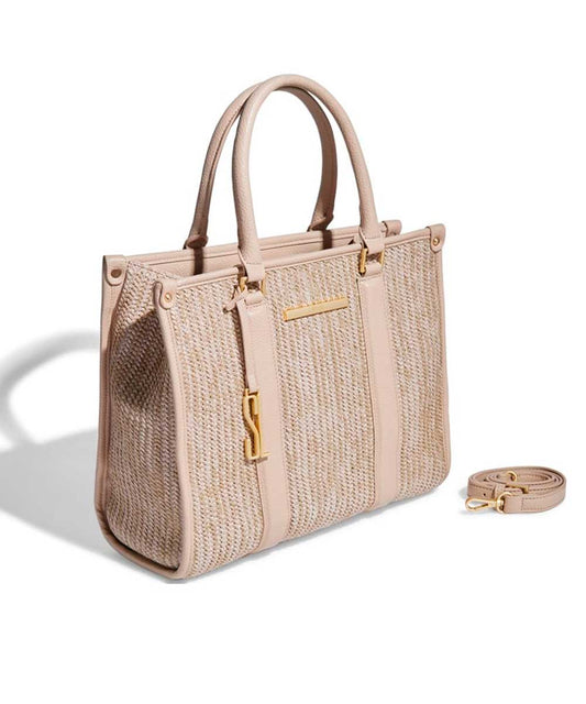 Bolsa Tote Santa Lolla Areia Tramado