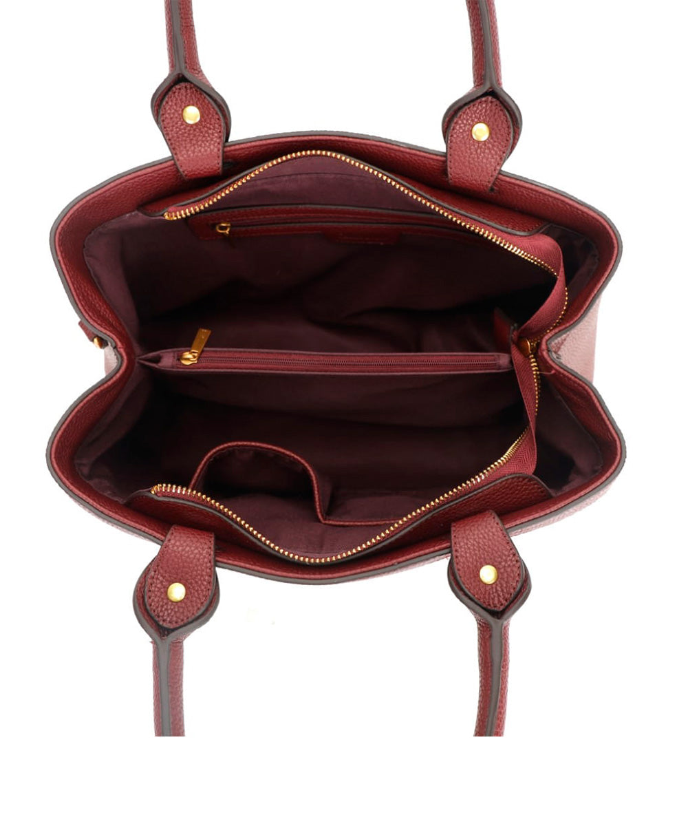 Bolsa Tote Santa Lolla Bordô Transversal