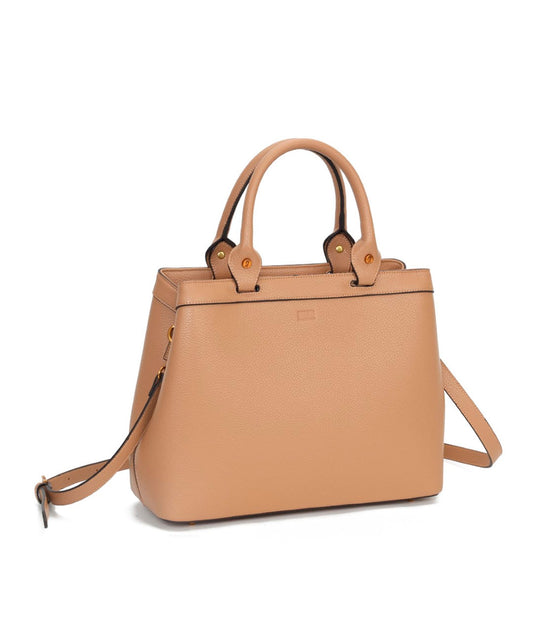 Bolsa Tote Santa Lolla Caramelo Alça Dupla Transversal