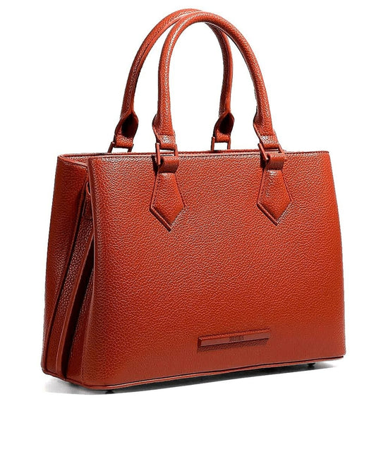 Bolsa Tote Santa Lolla Caramelo Estruturada Alça Tiracolo