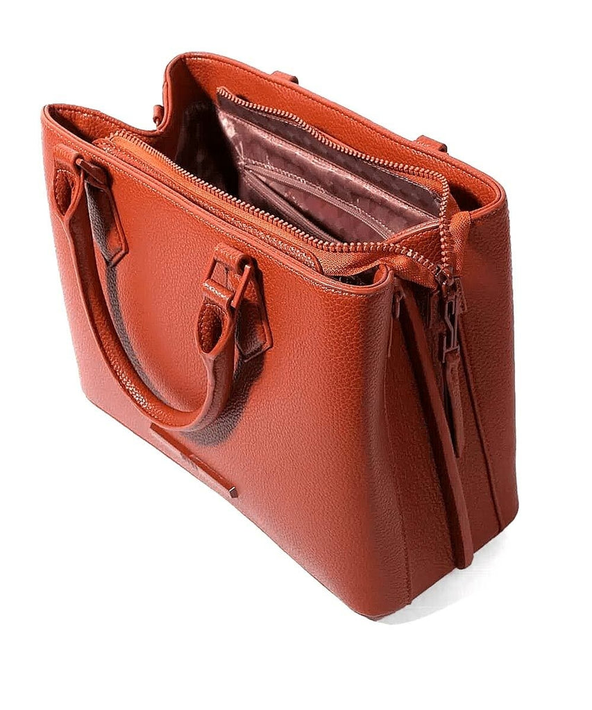 Bolsa Tote Santa Lolla Caramelo Estruturada Alça Tiracolo