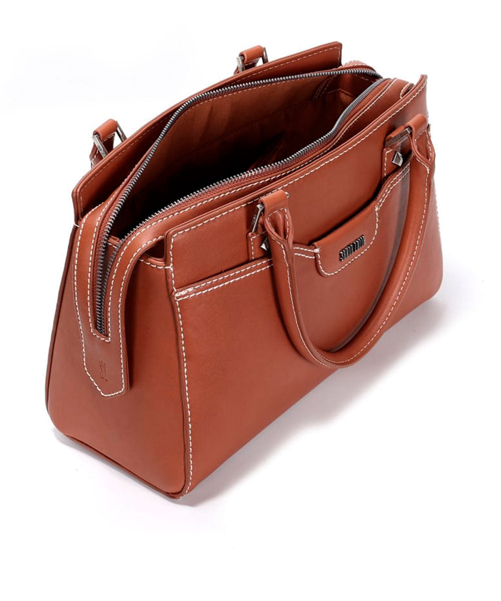 Bolsa Tote Santa Lolla Marrom Transversal