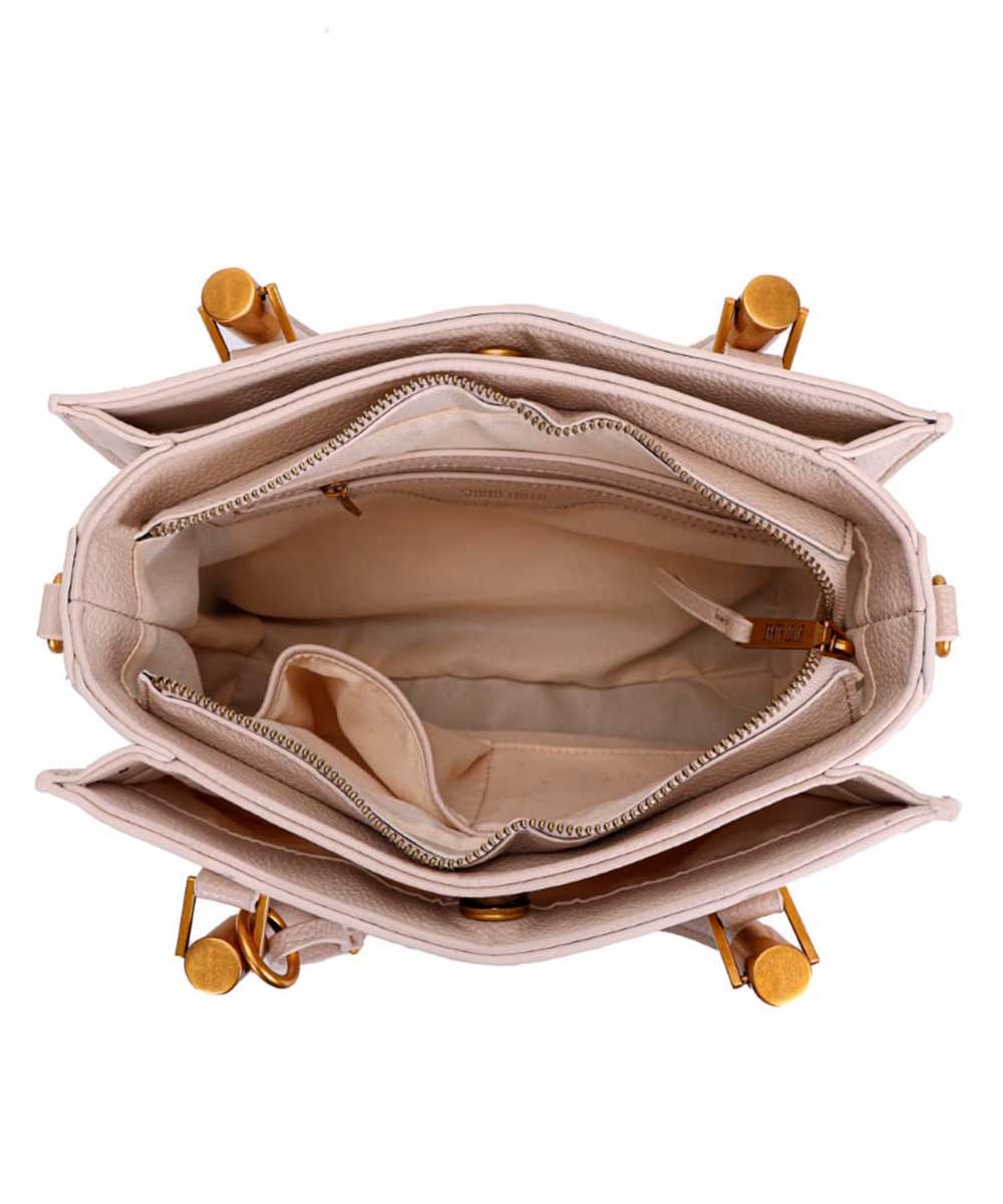 Bolsa Tote Santa Lolla Off White Alça Dupla