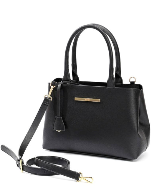 Bolsa Tote Santa Lolla Preta Caviar