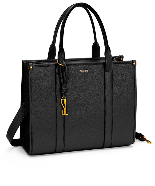 Bolsa Tote Santa Lolla Preta Grande