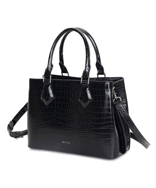 Bolsa Tote Santa Lolla Preta Transversal