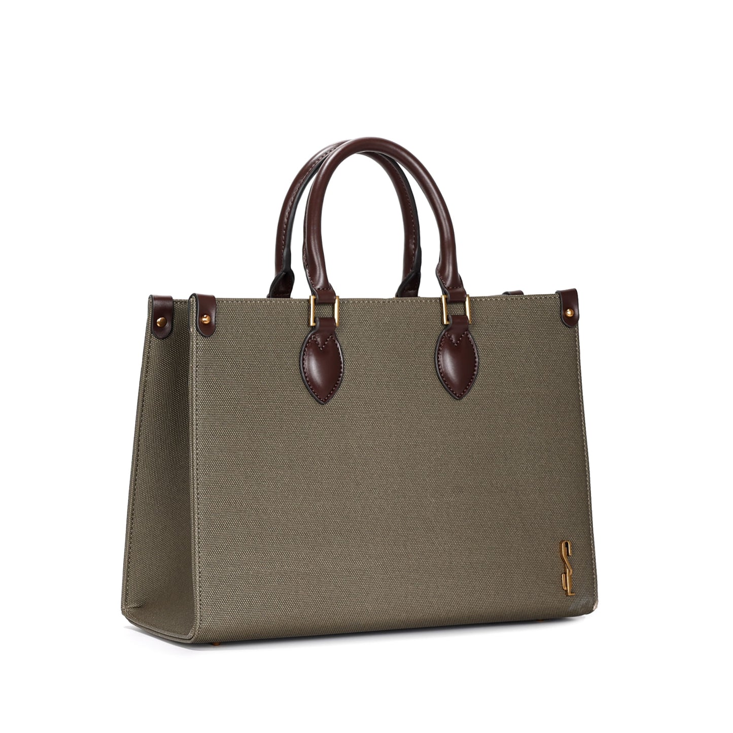 Bolsa Tote Santa Lolla Verde Canvas Duas Alças