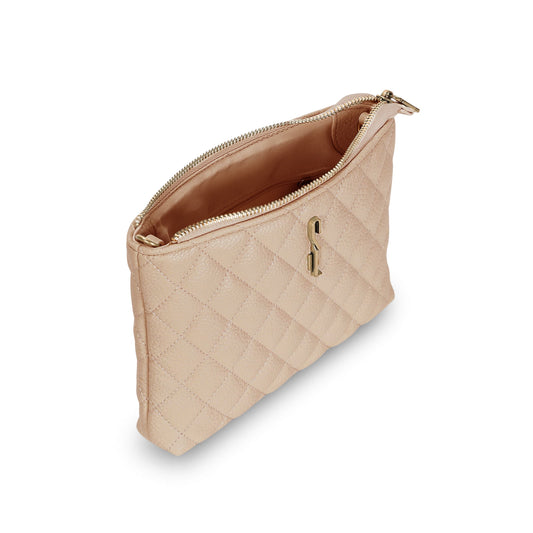 Bolsa Transversal Bege Santa Lolla Alça Correntes